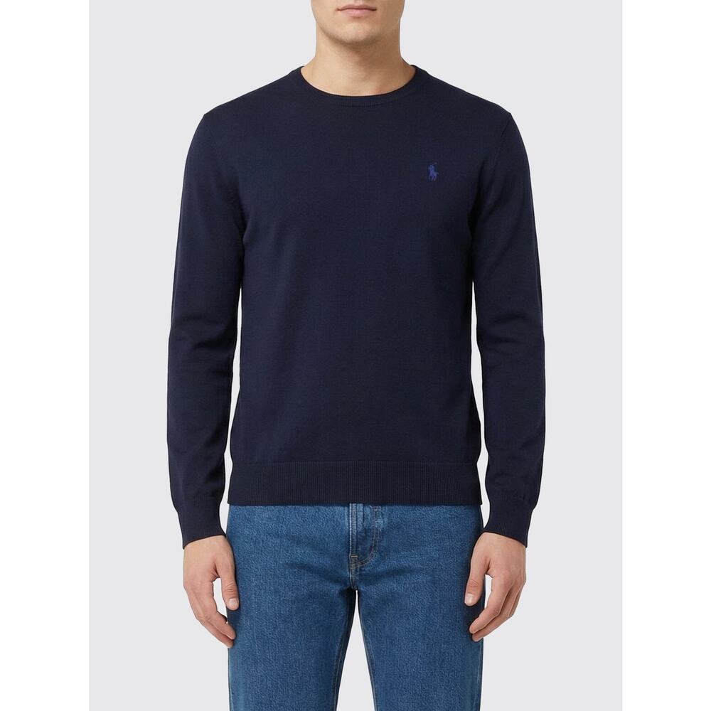Polo Ralph Lauren Pima Cotton Navy Crewneck Sweater XXL Quiet Luxury Old Money